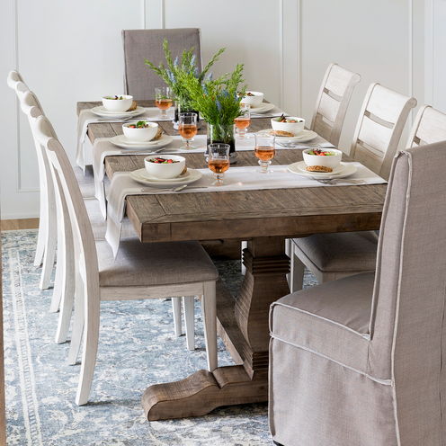 Farmhouse Reimagined Upholstered Dining Chair